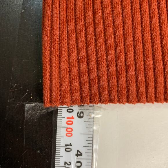 Trina Turk L NEW Womens Ribbed Crew Neck Vivika Dress Navy Red Colorblock - Picture 9 of 9